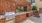 Outdoor brick grilling station
